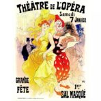 Affiche Vintage <br> Théâtre de l'Opéra