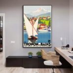 affiche vintage thonon