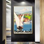 affiche vintage thonon