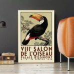 affiche vintage toucan