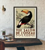 affiche vintage toucan