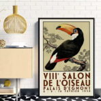 affiche vintage toucan