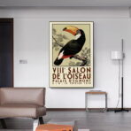 affiche vintage toucan