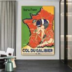 affiche vintage tour de france