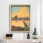 affiche vintage Tours