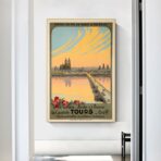 affiche vintage Tours