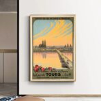 affiche vintage Tours