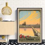 affiche vintage Tours