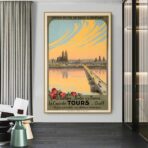affiche vintage Tours