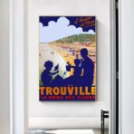 affiche vintage trouville