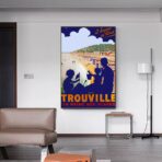 affiche vintage trouville
