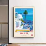 affiche vintage tunisie