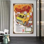 affiche vintage van