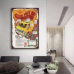 affiche vintage van