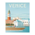 affiche vintage venise