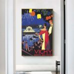 affiche vintage vichy