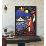 affiche vintage vichy