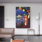 affiche vintage vichy