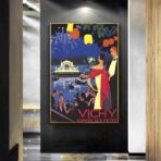 affiche vintage vichy