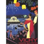 affiche vintage vichy