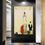 affiche vintage vogue