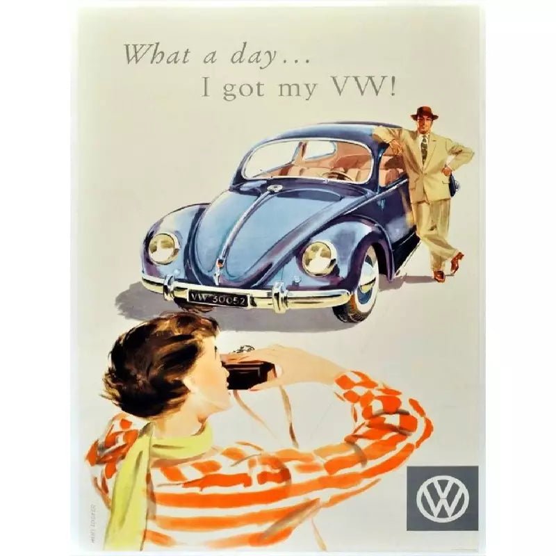 affiche-vintage-volkswagen_1 affiche vintage volkswagen