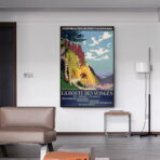 affiche vintage vosges
