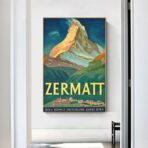 affiche vintage Zermatt