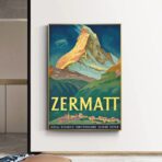 affiche vintage Zermatt
