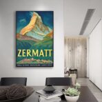 affiche vintage Zermatt