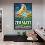 affiche vintage Zermatt