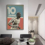 affiche vintage zidane