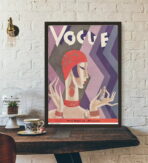 affiche vogue vintage