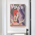 affiche vogue vintage