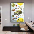 affiche voiture vintage