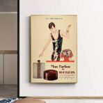 affiche publicitaire vintage parfum