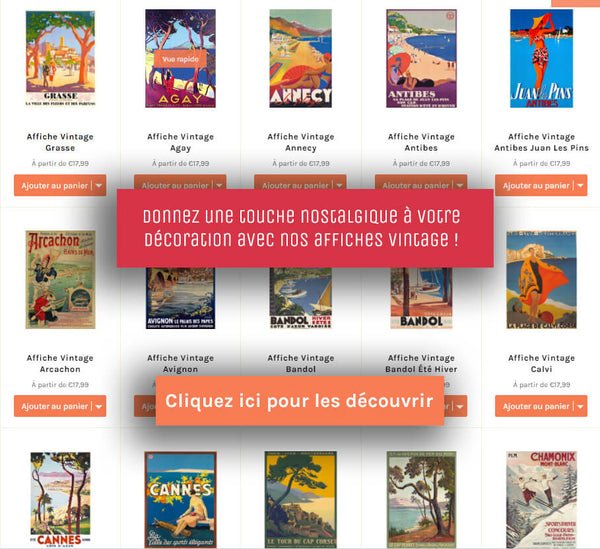 comment etait la vie avant internet affiches vintage