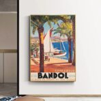 affiche vintage bandol