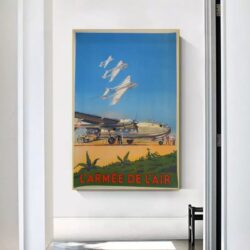 affiche armee vintage dessin