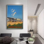 affiche armee vintage dessin