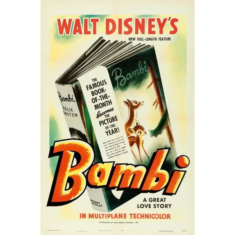 bambi-affiche-originale bambi affiche originale
