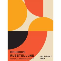 affiche vintage bauhaus