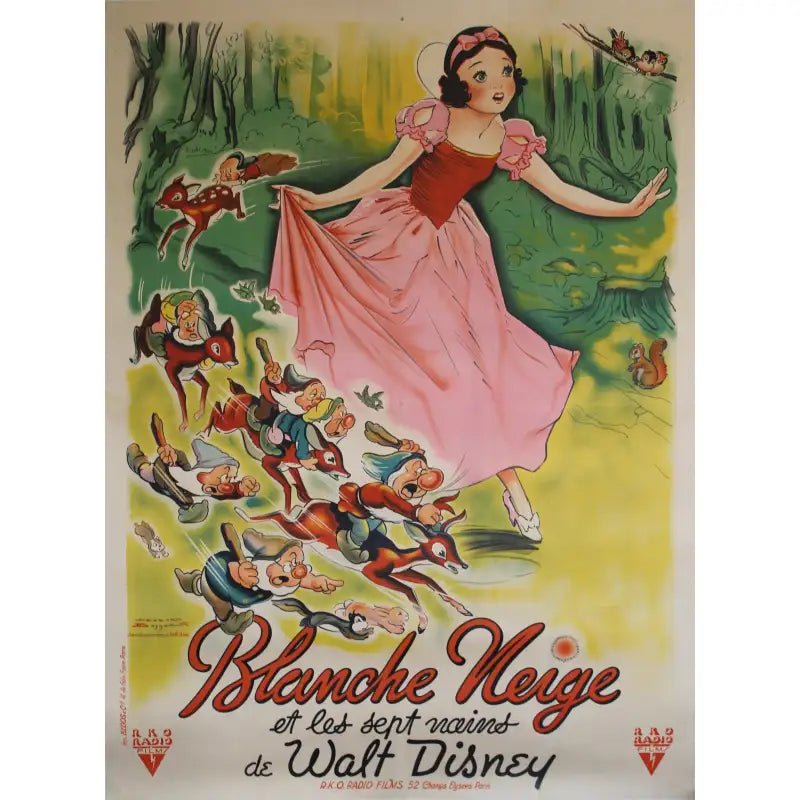 blanche-neige-affiche-originale-1937 blanche neige affiche originale 1937