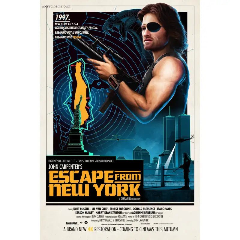 escape-from-new-york-affiche escape from new york affiche