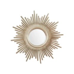 grand miroir soleil doré