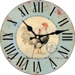 horloge avec coq