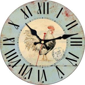 horloge avec coq