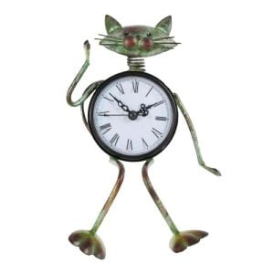 horloge chat vintage