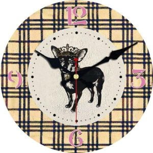 horloge chihuahua