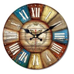 horloge colorée